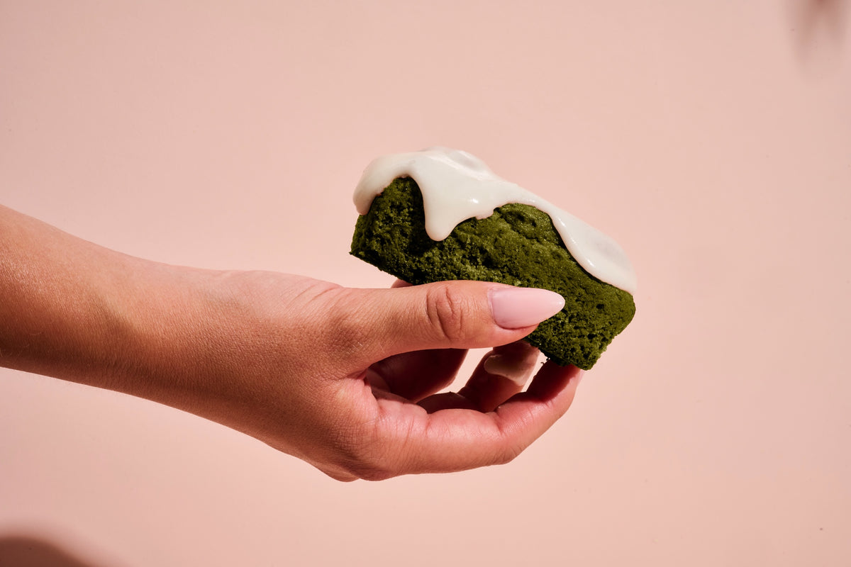 Zitrone-Matcha Kuchen